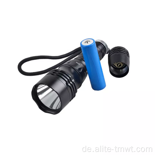 Taucher Taschenlampe IP68 Unterwasser -Blitzlicht